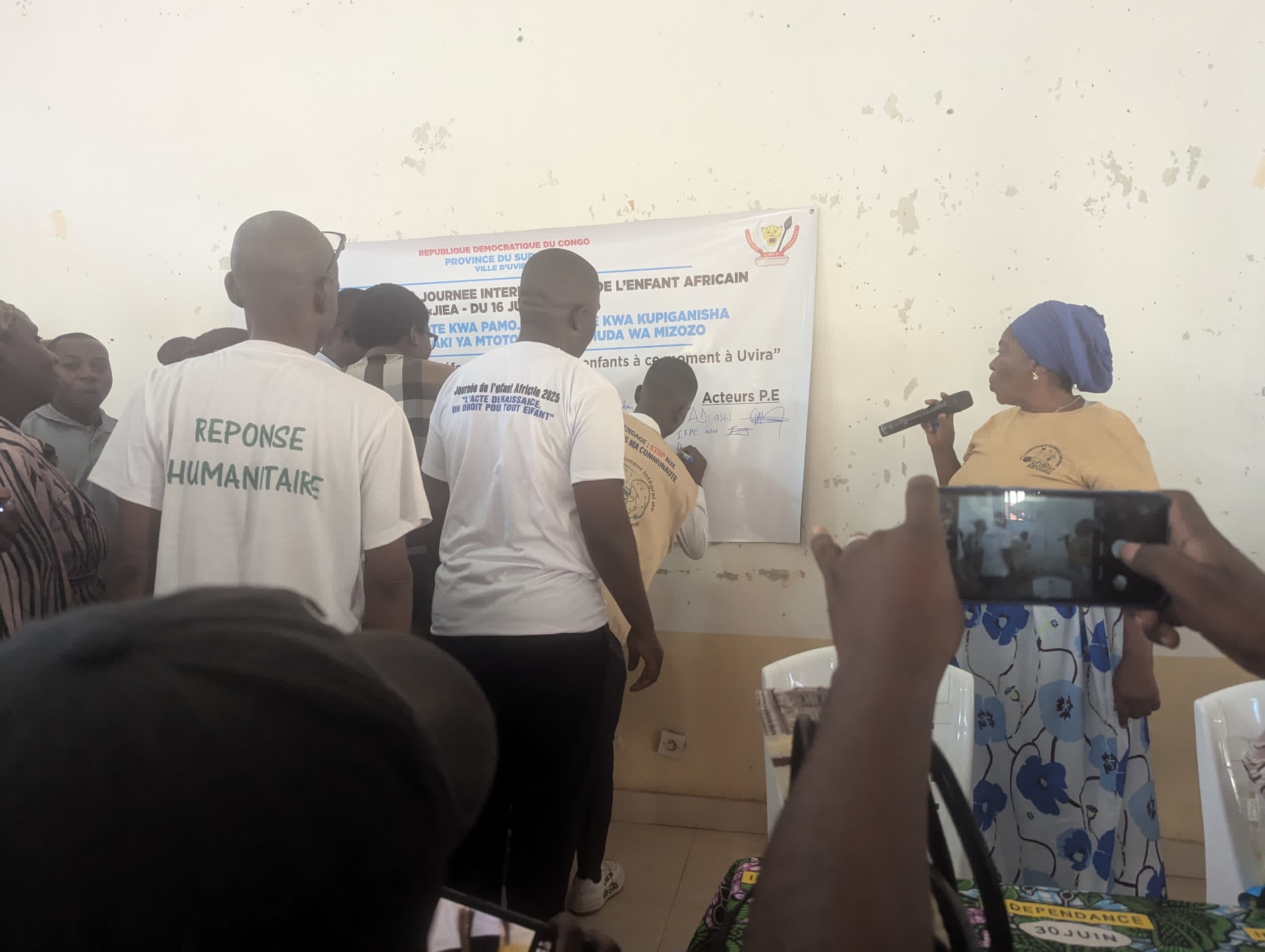 Sensibilisation des ménages des déplacés